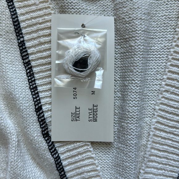 Chyna by Eve Roth Vintage Knit Cardigan Cream Medium - Picture 4 of 6